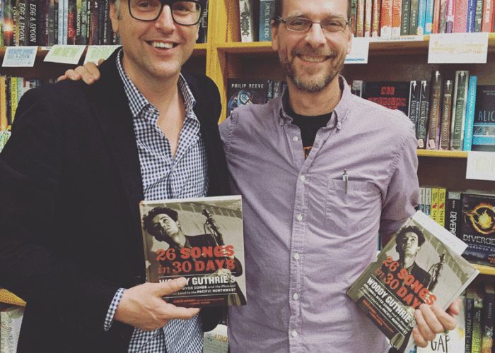 26 Songs in 30 Days: Greg Vandy’s book about Woody Guthrie’s Columbia River Songs Author Greg Vandy and Mudhoney's Steve Turner