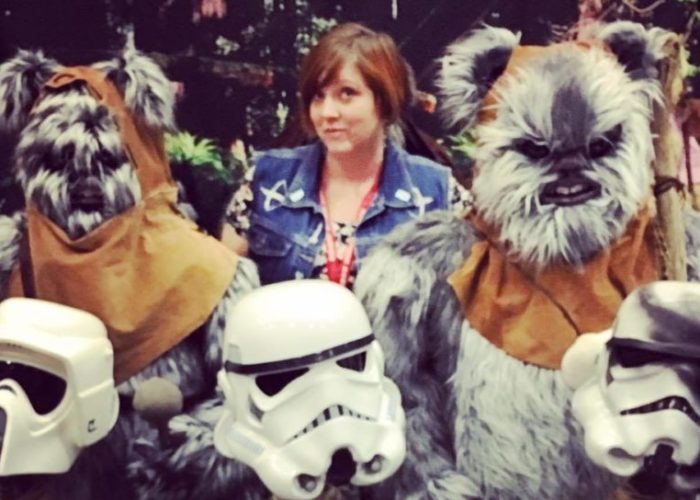 Imaginary Amie’s Guide to Emerald City Comicon 2018 Amie with Ewoks