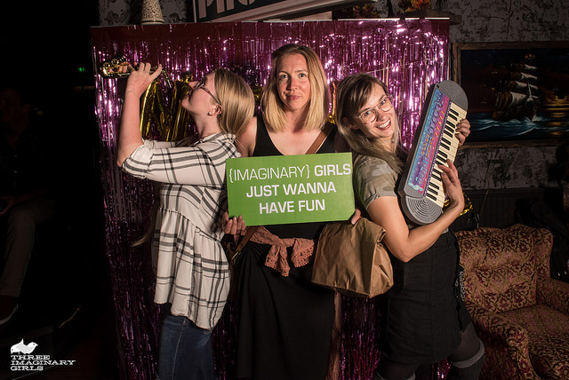 Scenes from the New Wave Night photo booth. Photo: Morgen Schuler