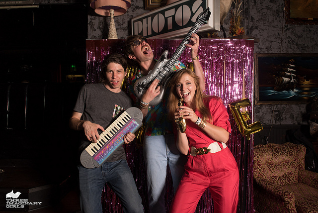 Scenes from the New Wave Night photo booth. Photo: Morgen Schuler