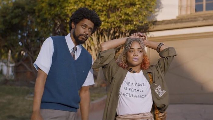 Imaginary Interview + Review: Boots Riley and Sorry to Bother You Lakeith Stanfield and Tessa Thompson in Boots Riley's Sorry to Bother You