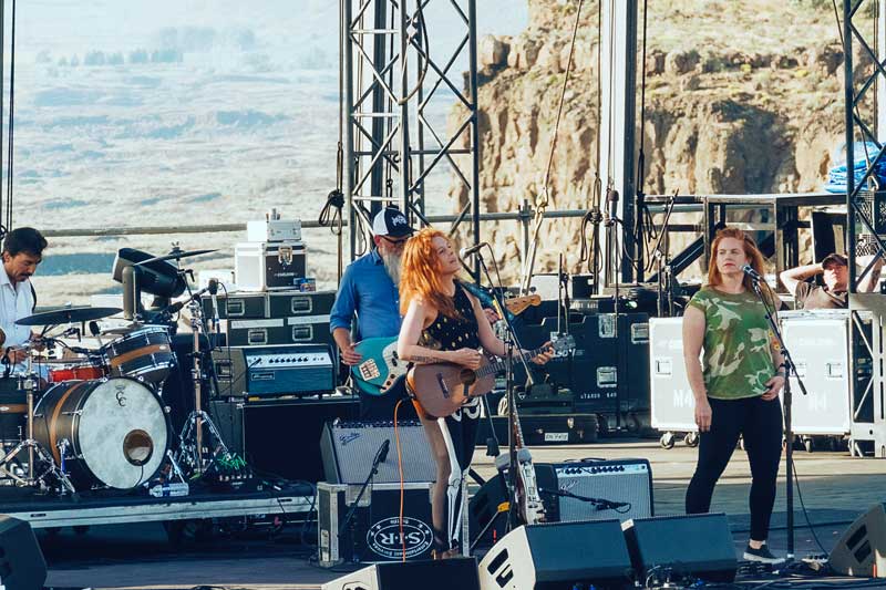 Neko Case at the Gorge. Photo: Pete Hilgendorf