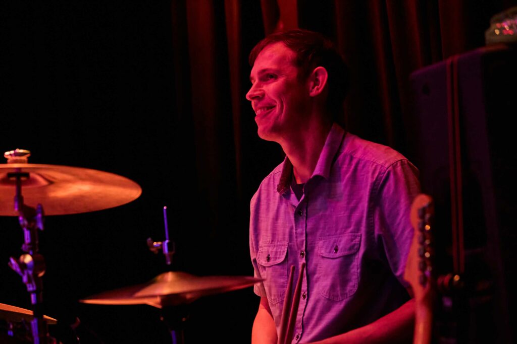 Jackson Long on drums. Photo by @wadedotphoto (used with permission)