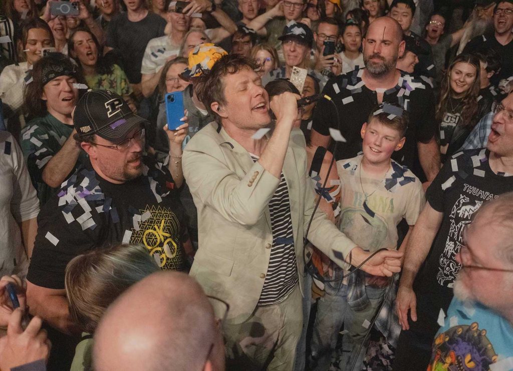 Damian entering the crowd during "This too Shall Pass" - Photo: Jamaal Petersen {JKP.Fotos on IG}