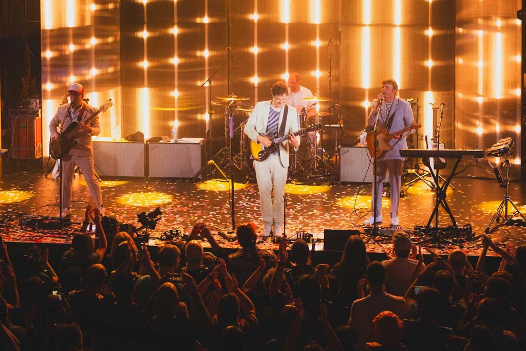 OkGo at the Neptune Theater in Seattle. Photo: Jamaal Petersen {JKP.Fotos on IG}