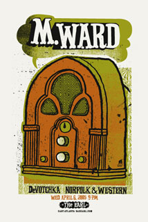 M Ward poster from insound.com