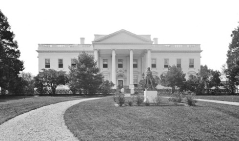 The White House in 1860