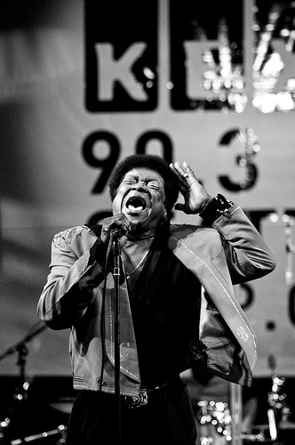 {Charles Bradley at the KEXP Bumbershoot Lounge / by Victoria VanBruinisse}