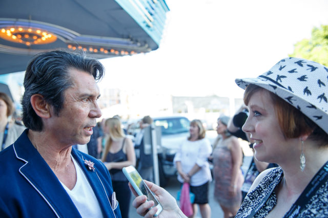 The Night Stalker Premiere at SIFF 2016. Actor Lou Diamond Phillips and Imaginary Amie. Photo Credit: Imaginary Rich