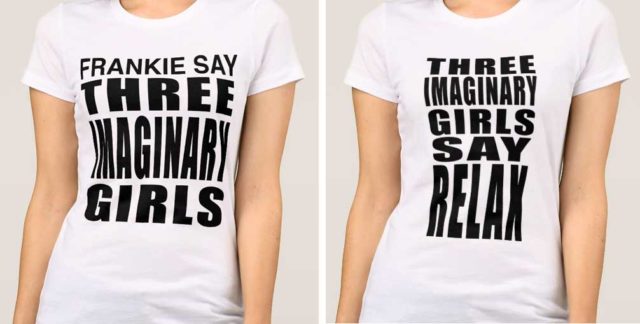 Need a New Wave Shirt? Three Imaginary Girls {and Frankie} Say RELAX