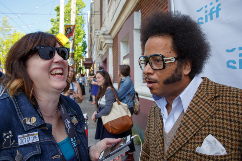Boots Riley at the Seattle premiere of Sorry To Bother You, SIFF 2018