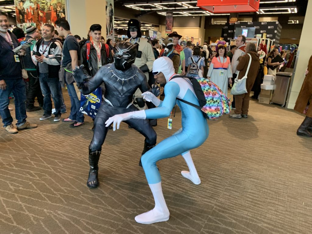 Emerald City Comicon cosplay Black Panther Frozone