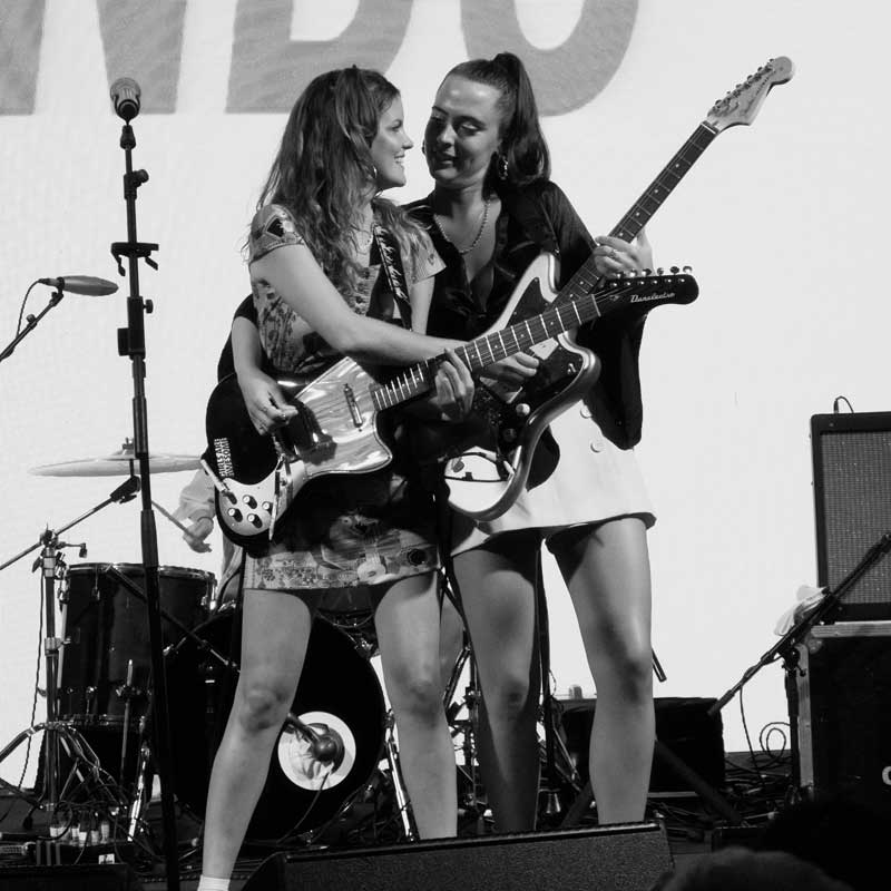 Hinds at the Boaty Weekender 2019. Photo by: David Lee