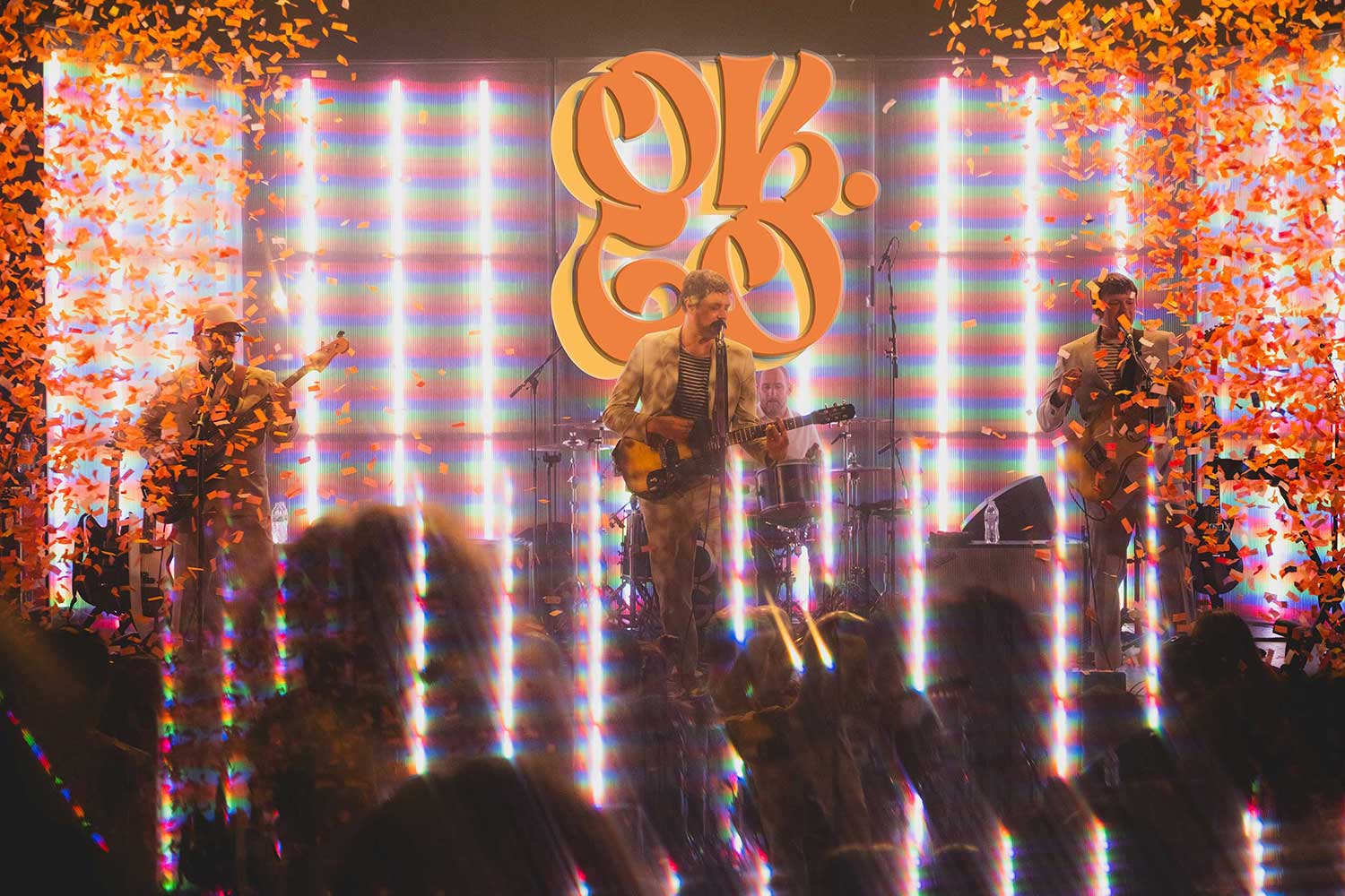 OkGo at the Neptune Theater in Seattle. Photo: Jamaal Petersen {JKP.Fotos on IG}