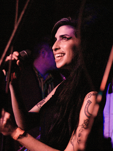 Amy Winehouse. Photo by Kaley Davis