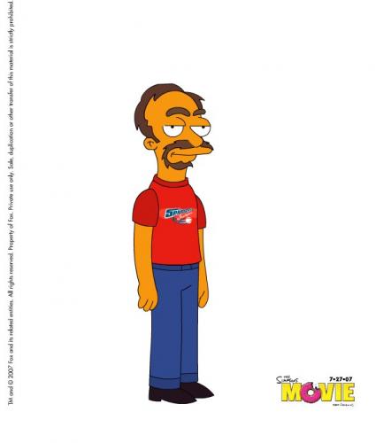 Erik G. as a Simpson