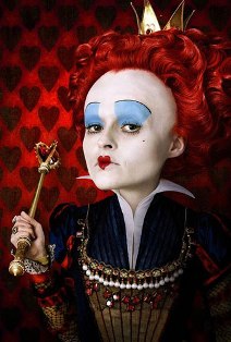 Helena Bonham Carter as the Red Queen