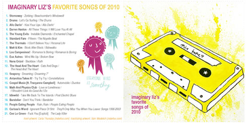 Best Songs of 2010 indie-pop style