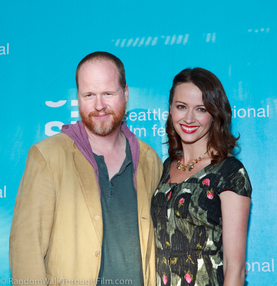 Joss Whedon and Amy Acker