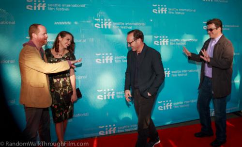 Joss Whedon, Amy Acker, Clark Gregg and Nathan Fillion 